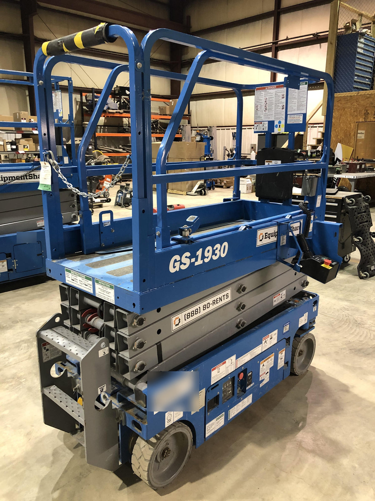 2019 Genie GS-1930 Fixed rails with chain Entry