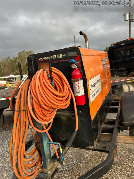 2021 Lincoln Electric Vantage 322 Vantage 322 Ready Pak 3 w/ Decals, ORANGE (includes trailer, cable rack, fender light kit) NO Telematics
