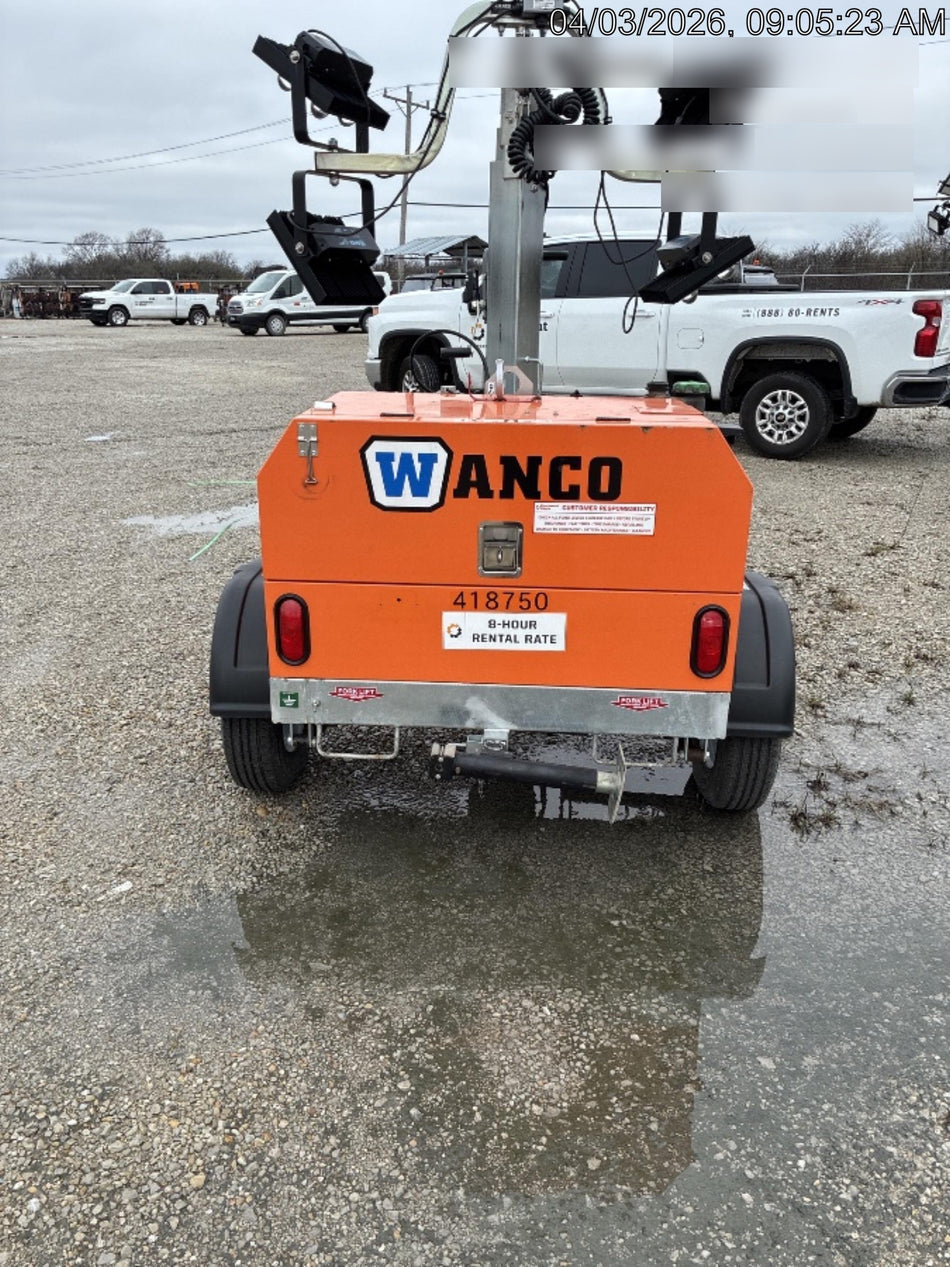 2024 Wanco WLTT-4MM4K Diesel, Deep Sea Controller, Shore Power Plug, Auto Start, (4) 350W LED Floodlights, 4kW Generator, 60 Gal Fuel Tank, 2" Ball, T3