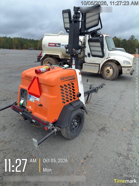 2024 Generac MLT6SKDS-STD4 ELEC WINCH Diesel, Electric Winch Mast, Powerzone Controller, (4) 320W LED Lights, 4kW Generator, 39.9 Gal Fuel Tank, 2" Ball, T3
