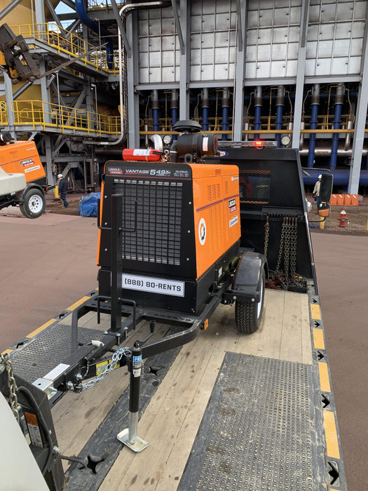 2021 Lincoln Electric Vantage 549X Ready Pak 3, ORANGE (includes trailer, cable rack, fender light kit)