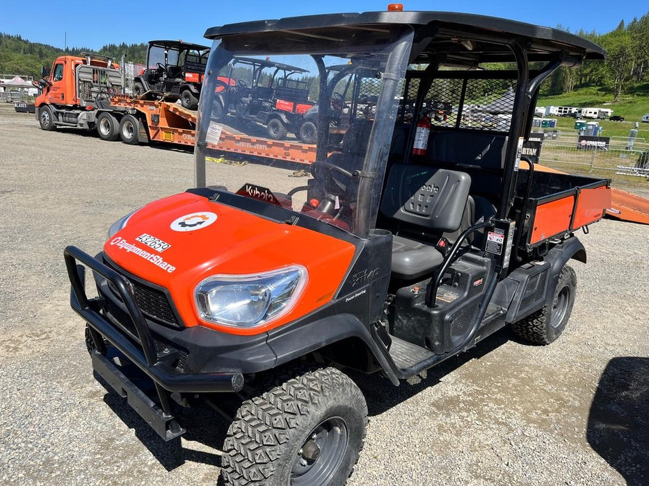 2022 Kubota RTV-X1140W-H Plastic Canopy, Windshield Acrylic Clear, LED Strobe Light, Wire Harness Kit, Back up Alarm