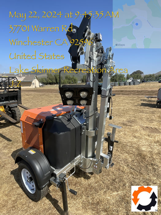 2024 Wanco WLTT-4MM4K Diesel, Deep Sea Controller, Shore Power Plug, Auto Start, (4) 350W LED Floodlights, 4kW Generator, 60 Gal Fuel Tank, 2" Ball, T3