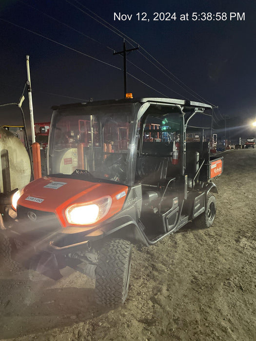 2023 Kubota RTV-X1140W-H 4WD, LED Strobe, Windshield Acrylic Clear, Plastic Canopy, Wire Harness Kit, Backup Alarm