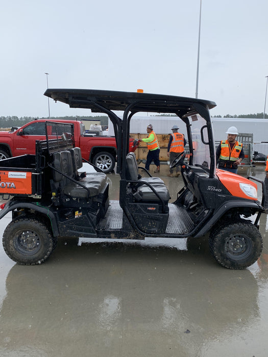 2020 Kubota RTV-X1140W-H Kubota RTVX1140WH 4wd Utility Cart, LED Strobe, Windshield Tempered Glass, Plastic Canopy, Wire Harness Kit, Backup Alarm