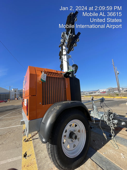 2023 Wanco WLTT-4MM4K Diesel, Deep Sea Controller, Shore Power Plug, Auto Start, (4) 350W LED Floodlights, 4kW Generator, 60 Gal Fuel Tank, 2" Ball, T3