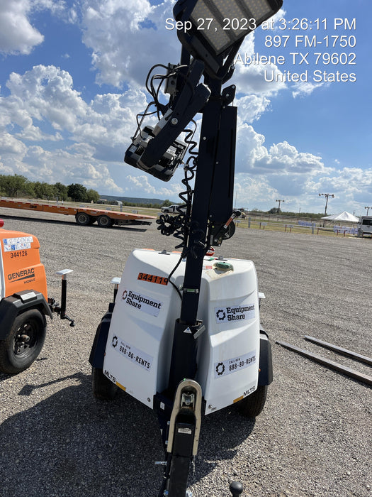 2023 Generac MLT2 Diesel, Flex Switch 120V Input, Powerzone Controller, (4) 320W LED Lights, 4kW Generator, 39.9 Gal Fuel Tank, 2" Ball, T3