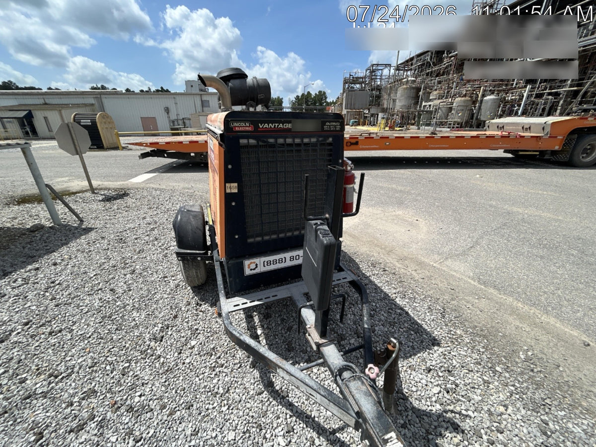 2021 Lincoln Electric Vantage 549X Ready Pak 3, ORANGE (includes trailer, cable rack, fender light kit)