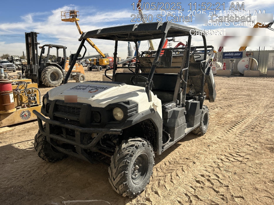 2018 Kawasaki MULE PRO-DX Kawasaki Mule 4x4 Diesel UTV w/Hard Top, No Windshield, No Doors, Beacon, Backup Alarm, ES Keypad/Hardware Installed