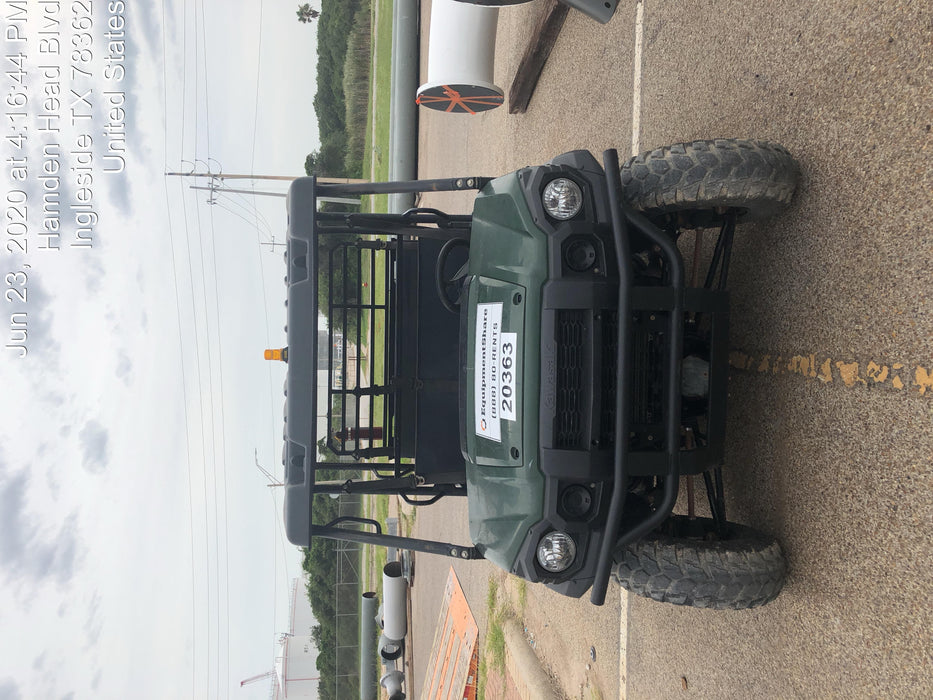 2018 Kawasaki Mule PRO-DXT Kawasaki Mule 4x4 Diesel UTV w/Hard Top, Windshield, Beacon, Backup Alarm, ES Keypad/Hardware Installed