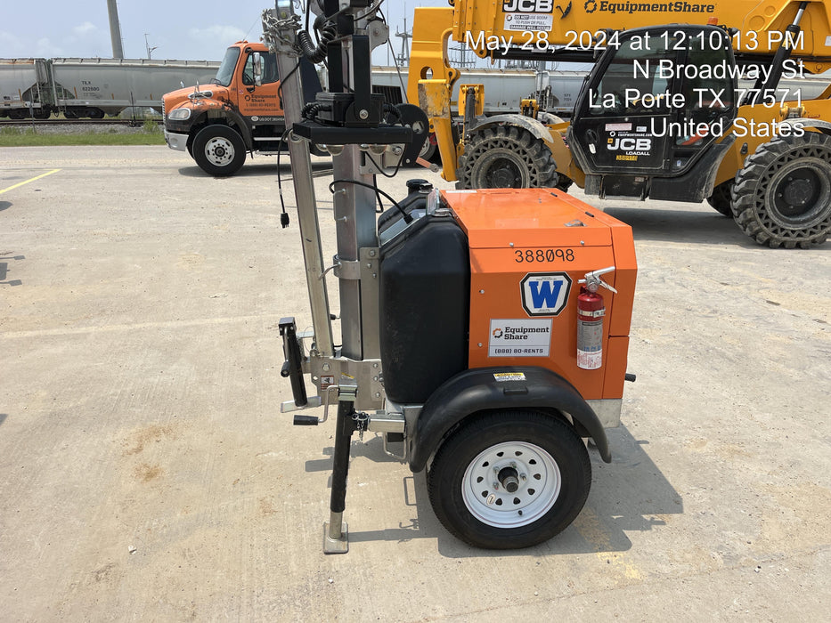 2024 Wanco WLTT-4MM4K Diesel, Deep Sea Controller, Shore Power Plug, Auto Start, (4) 350W LED Floodlights, 4kW Generator, 60 Gal Fuel Tank, 2" Ball, T3
