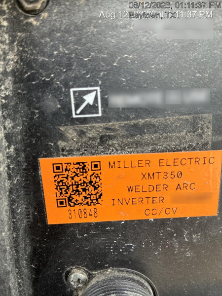 2023 MILLER ELECTRIC XMT 350