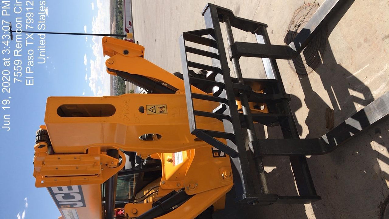 2020 JCB 510-56 Canopy, 74 HP, Solid Tires, STD Worklight, Beacon, Aux Hydraulics, Lifting Eye, Back up Alarm w/66" Carriage/60" Forks