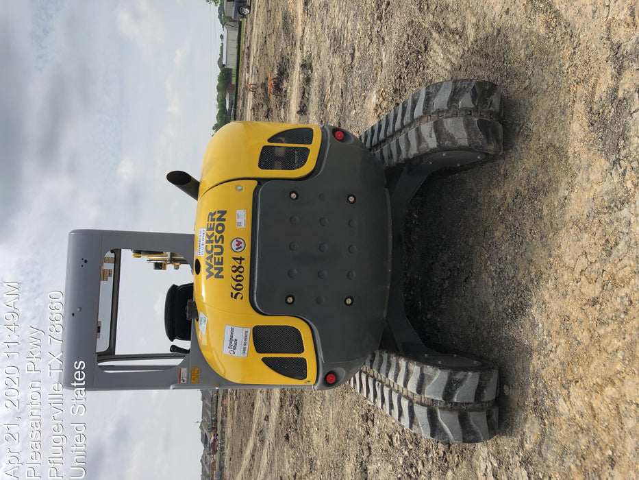 2020 Wacker Neuson EZ53 MX,TRK,LGD,CNPY,PC w/QC Coupler, 12"/18"/24" HD Buckets