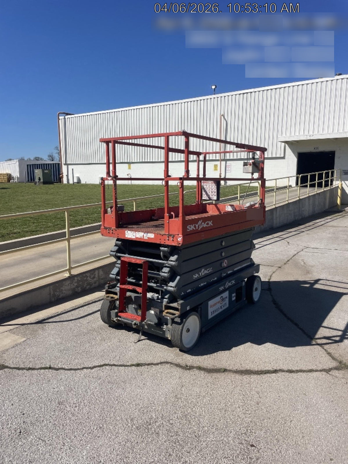 2017 Skyjack SJIII-4632 Skyjack SJ4632, Trojan Battery Set, Extended Warranty 5yr/5k hr