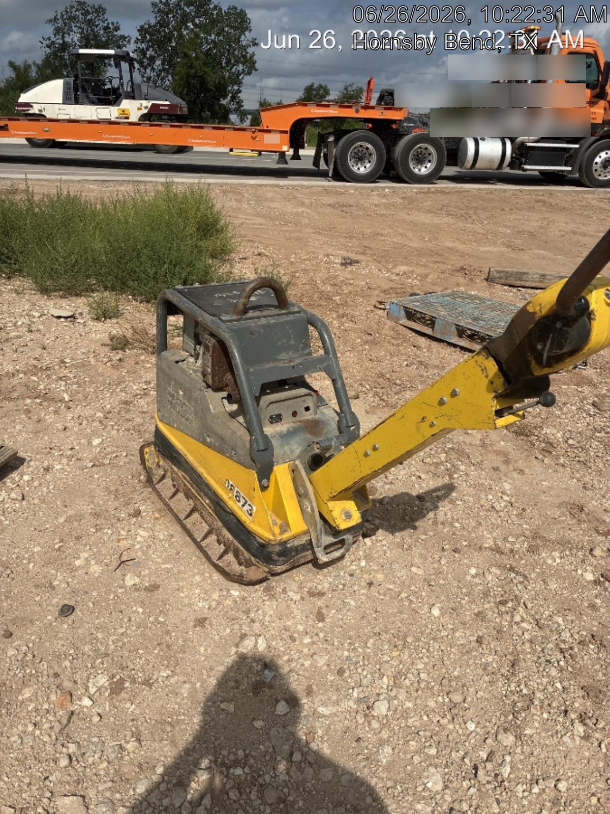2020 Wacker Neuson DPU4545HEH Reversible Plate Compactor, Diesel
