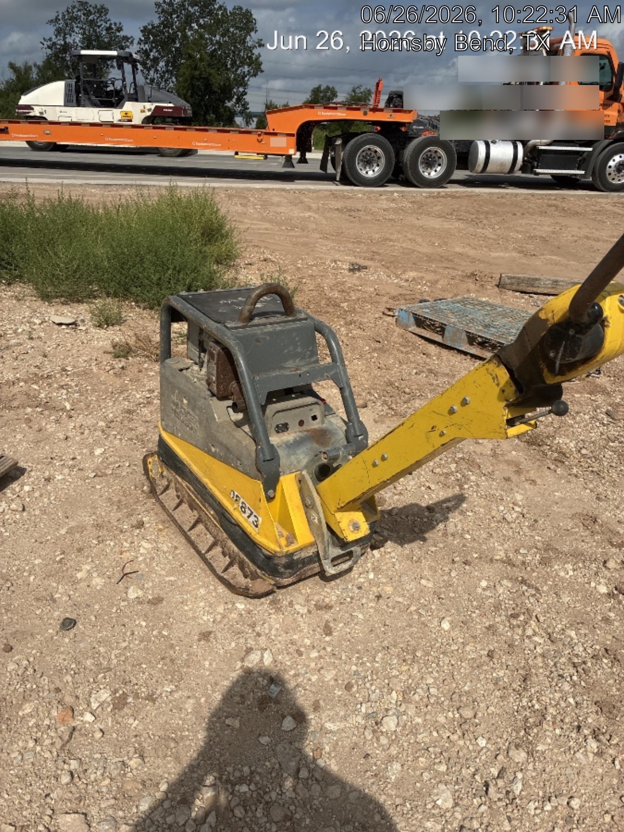 2020 Wacker Neuson DPU4545HEH Reversible Plate Compactor, Diesel