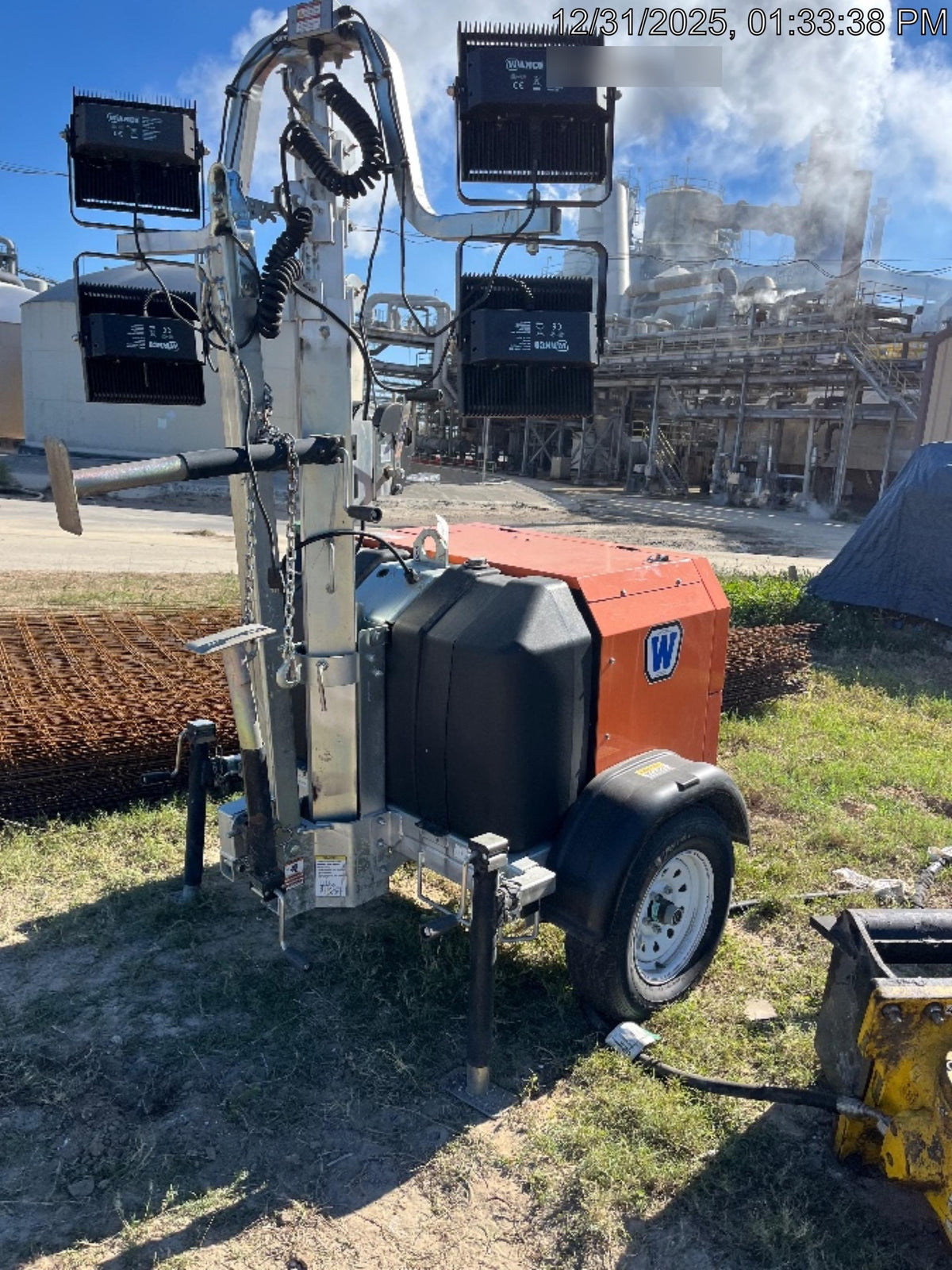 2023 Wanco WLTT-4MM4K Diesel, Deep Sea Controller, Shore Power Plug, Auto Start, (4) 350W LED Floodlights, 4kW Generator, 60 Gal Fuel Tank, 2" Ball, T3