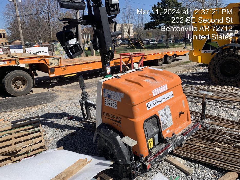 2023 Generac MLT2 Diesel, Flex Switch 120V Input, Powerzone Controller, (4) 320W LED Lights, 4kW Generator, 39.9 Gal Fuel Tank, 2" Ball, T3