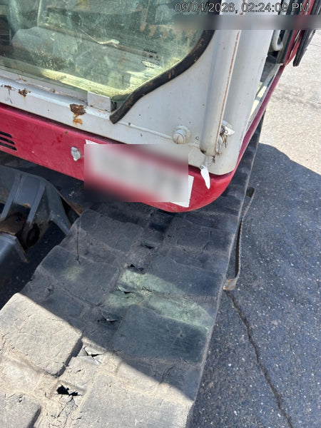 2019 Takeuchi TB290 Cab/Heat/AC Rubber tracks, Dozer blade, Travel alarm, Auxiliary hydraulics Manual QC, Hydraulic thumb, 18", 24", and 36" Buckets