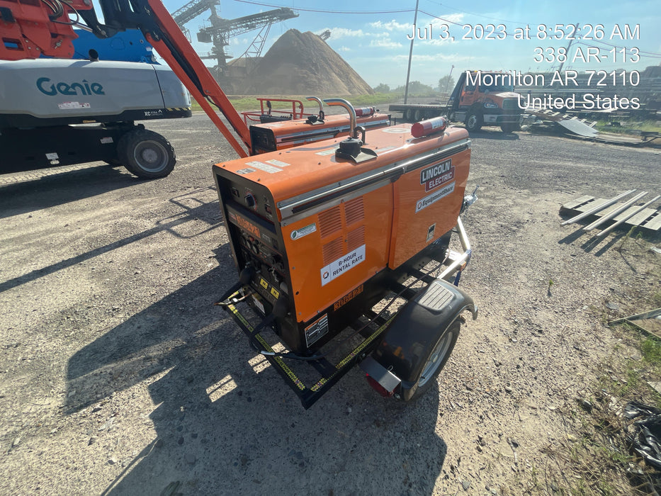 2023 Lincoln Electric LE400 Kubota V1505, Trlr, Cable Rack, Light Kit, ES Decals, T3