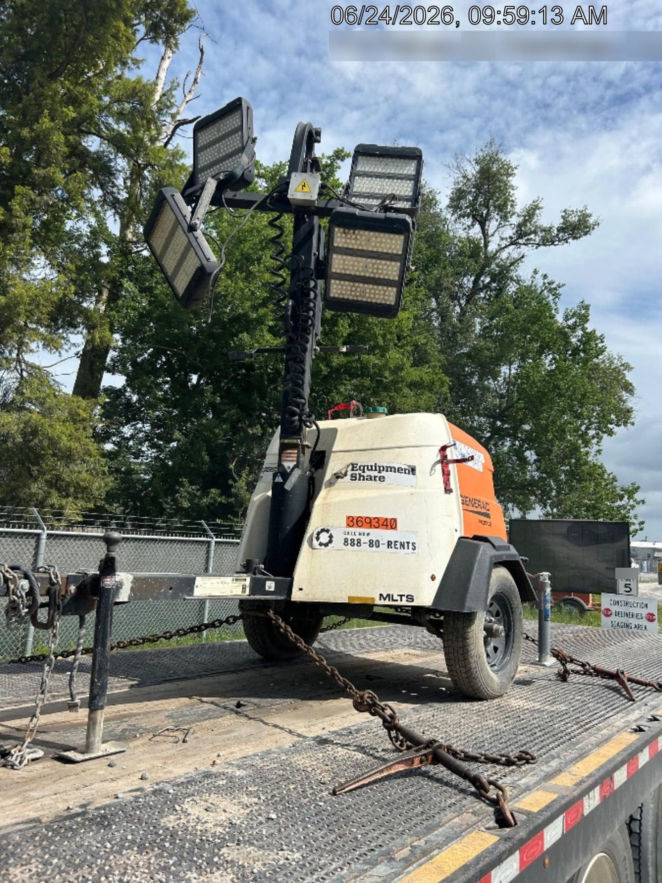 2023 Generac MLT2 Diesel, Flex Switch 120V Input, Powerzone Controller, 
(4) 320W LED Lights, 4kW Generator, 39.9 Gal Fuel Tank, 2" Ball, T3