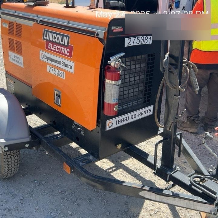 2022 Lincoln Electric LE400 Kubota V1505, Trlr, Cable Rack, Light Kit, ES Decals, T3