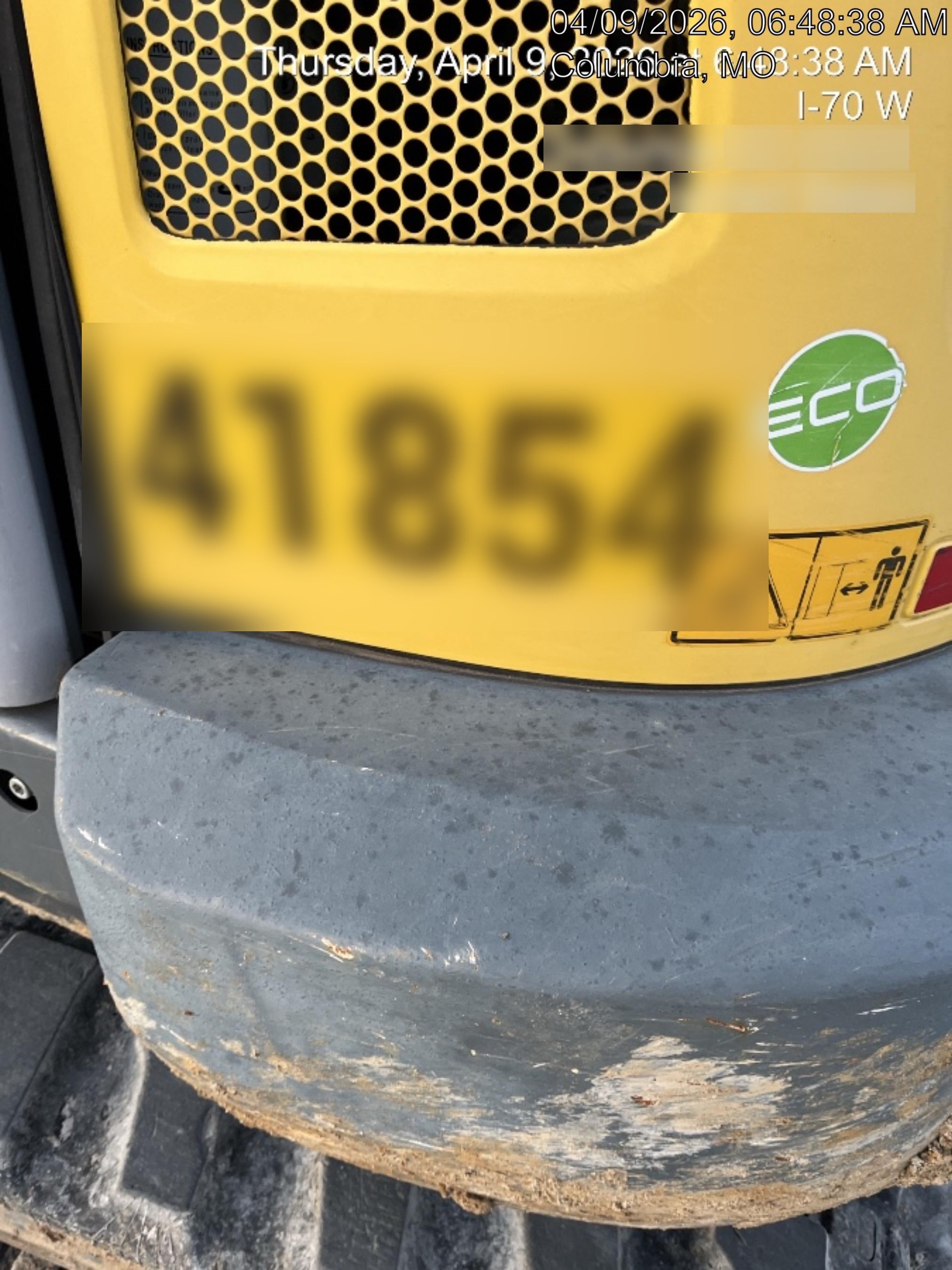 Wacker Neuson ET90 Cab, Long Dipperstick, Track, Bucket