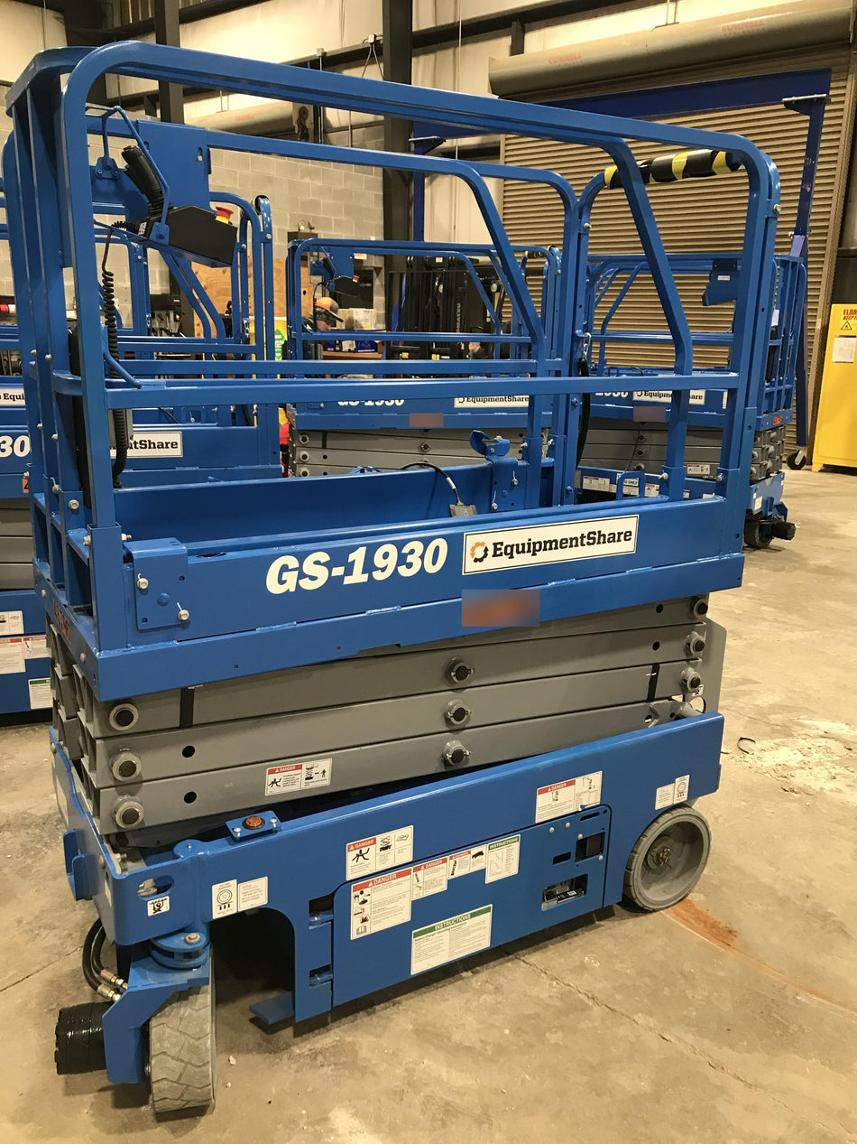 2019 Genie GS-1930 Fixed Rails with Chain Entry