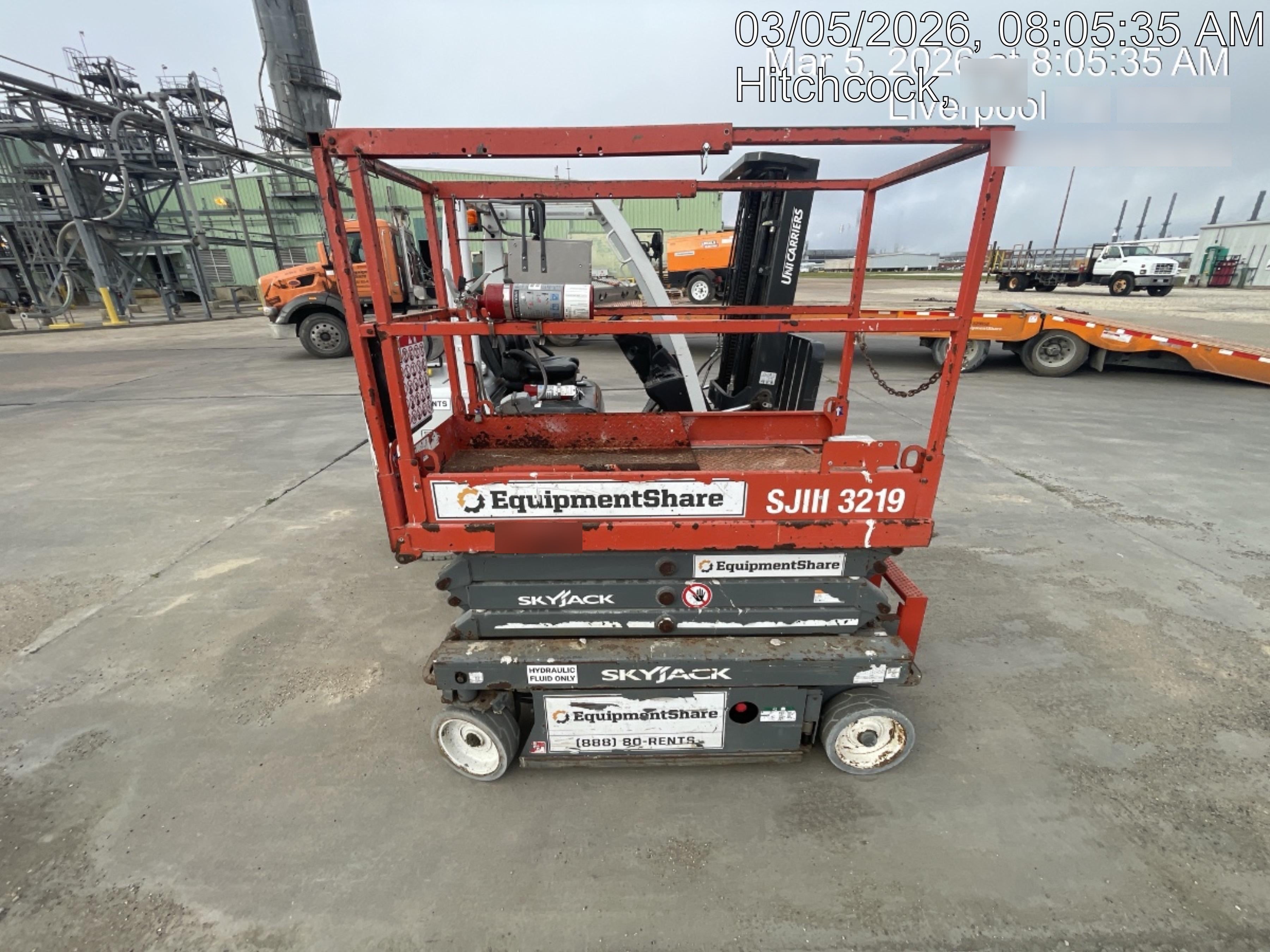 2019 Skyjack SJIII-3219 Standard Options