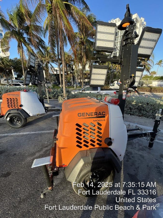 2025 Generac MLTS-4 Diesel, Mitsubishi L2E, 7.1 hp @1800 rpm, Flex Switch 120V Input, Powerzone Controller, (4) 320W LED Lights, 4kW Generator, 39.9 Gal Fuel Tank, 2" Ball, T3, ES Decals