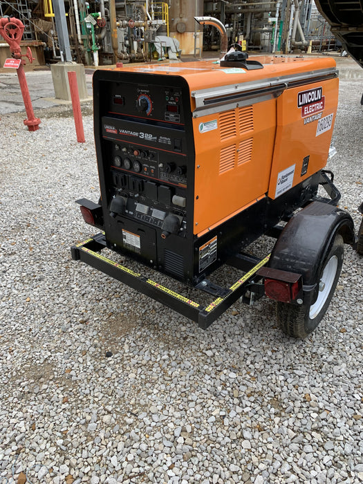 2021 Lincoln Electric Vantage 322 Vantage 322 Ready Pak 3 w/ Decals, ORANGE (includes trailer, cable rack, fender light kit) NO Telematics
