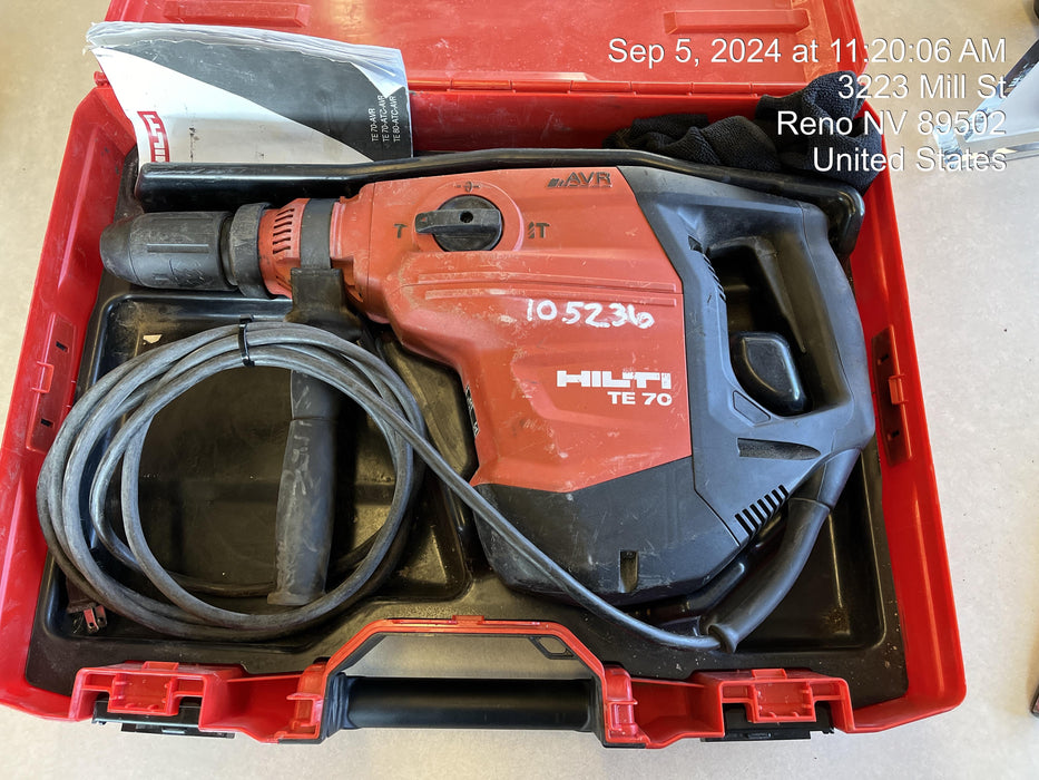 2020 HILTI TE 70-AVR