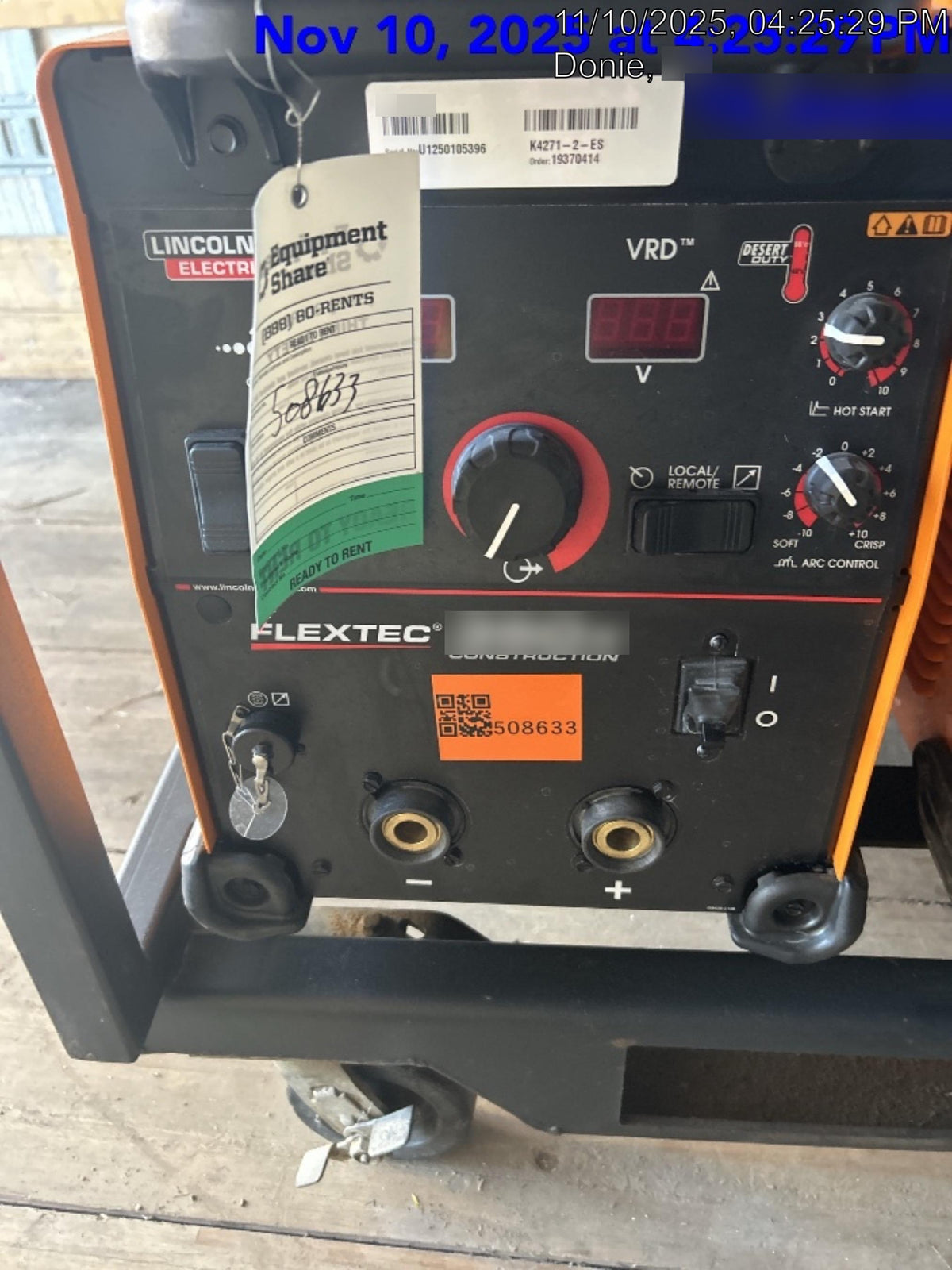 2025 LINCOLN ELECTRIC FLEXTEC 350X