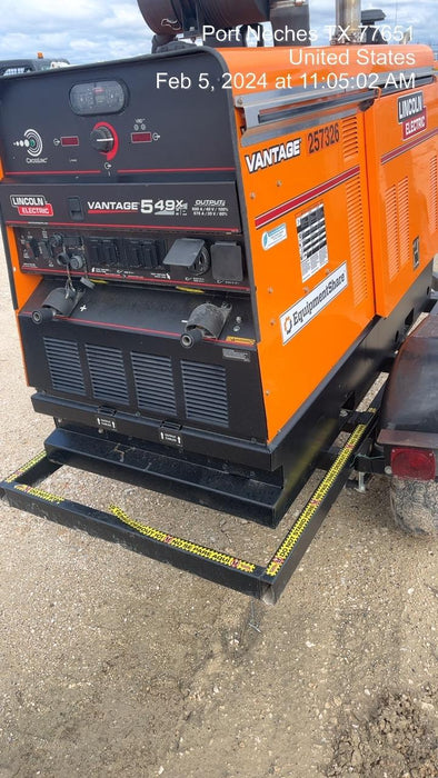 2022 Lincoln Electric Vantage 549X Crosslink Technology, Trailer Mounted, ES Decals, T3