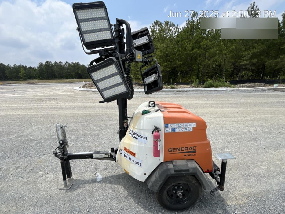 2023 Generac MLT2 Diesel, Flex Switch 120V Input, Powerzone Controller, 
(4) 320W LED Lights, 4kW Generator, 39.9 Gal Fuel Tank, 2" Ball, T3