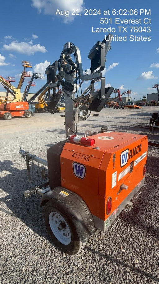 2024 Wanco WLTT-4MM4K Diesel, Deep Sea Controller, Shore Power Plug, Auto Start, (4) 350W LED Floodlights, 4kW Generator, 60 Gal Fuel Tank, 2" Ball, T3