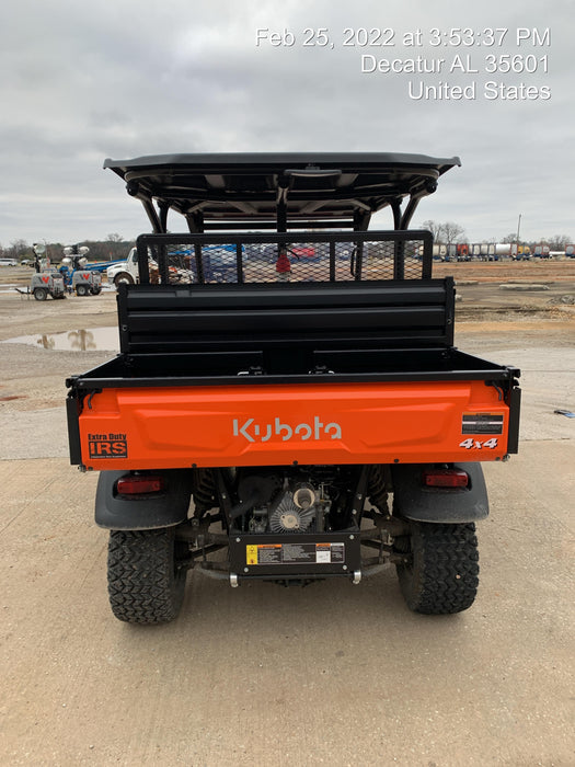 2022 Kubota RTV-X1140W-H Plastic Canopy, Windshield Acrylic Clear, LED Strobe Light, Wire Harness Kit, Back up Alarm