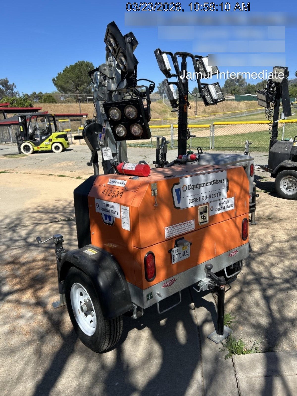2024 Wanco WLTT-4MM4K Diesel, Deep Sea Controller, Shore Power Plug, Auto Start, (4) 350W LED Floodlights, 4kW Generator, 60 Gal Fuel Tank, 2" Ball, T3