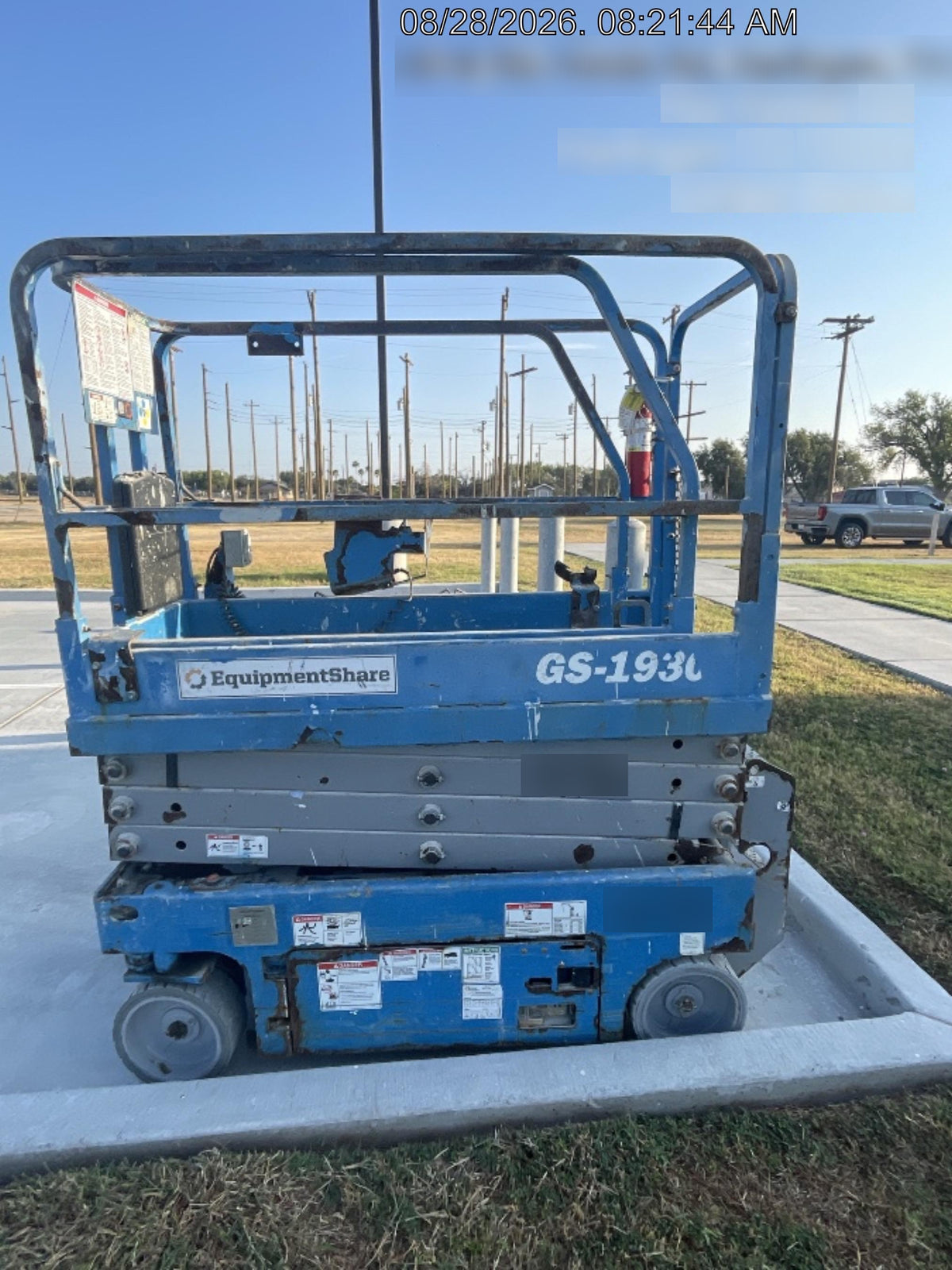 2018 Genie GS-1930 Genie GS-1930 Scissor Lift w/Standard Options