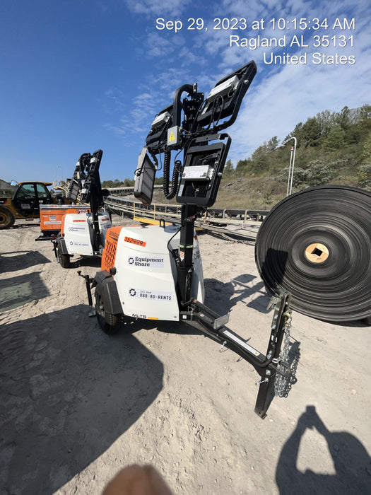 2023 Generac MLT2 Diesel, Flex Switch 120V Input, Powerzone Controller, (4) 320W LED Lights, 4kW Generator, 39.9 Gal Fuel Tank, 2" Ball, T3