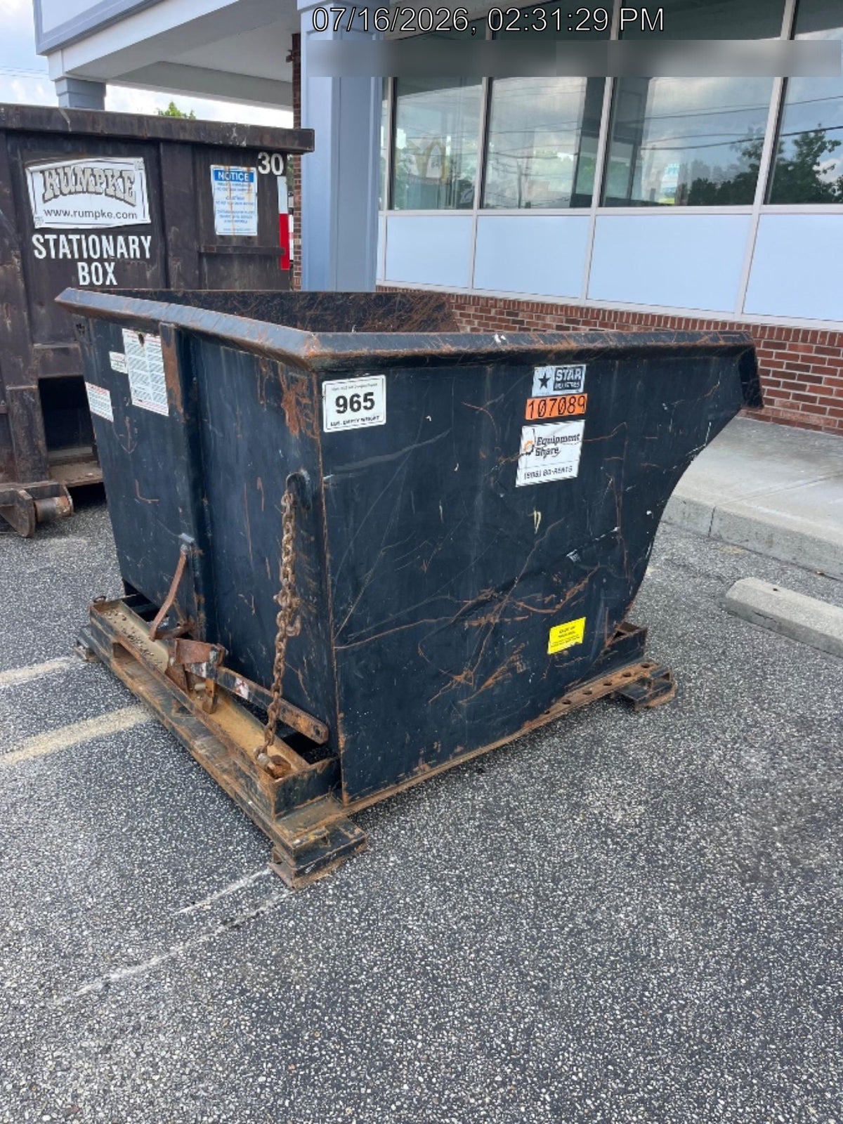 2020 STAR INDUSTRIES M-1820 - Self-Dump Hopper