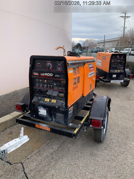 2022 Lincoln Electric LE400 Kubota V1505, Trlr, Cable Rack, Light Kit, ES Decals, T3