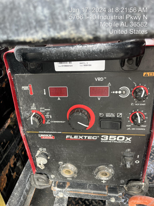 2020 LINCOLN ELECTRIC FLEXTEC 350X