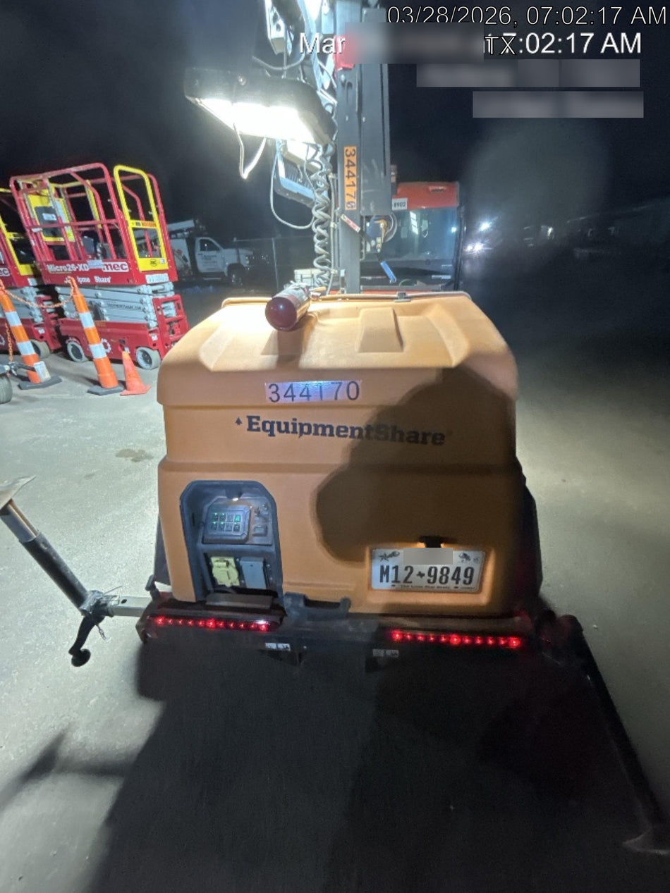 2023 Generac MLT2 Diesel, Flex Switch 120V Input, Powerzone Controller, (4) 320W LED Lights, 4kW Generator, 39.9 Gal Fuel Tank, 2" Ball, T3