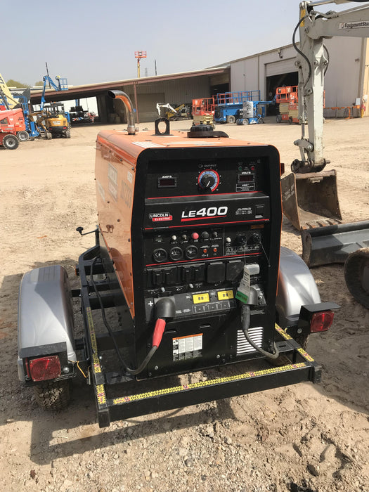 2022 Lincoln Electric LE400 Kubota V1505, Trlr, Cable Rack, Light Kit, ES Decals, T3