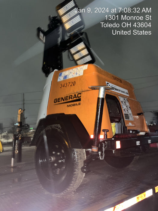 2023 Generac MLT2 Diesel, Flex Switch 120V Input, Powerzone Controller, (4) 320W LED Lights, 4kW Generator, 39.9 Gal Fuel Tank, 2" Ball, T3