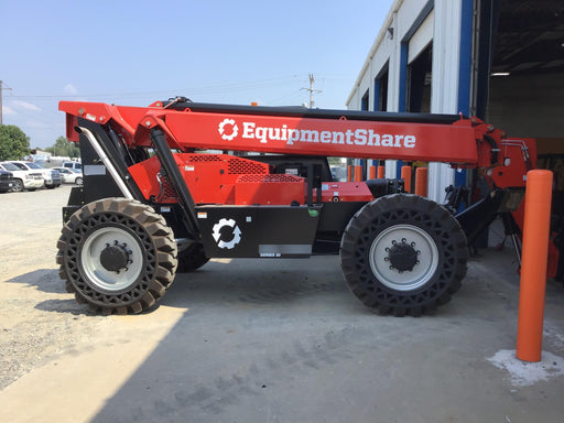 2019 Manitou MTA10055 Canopy, 120 HP, Solid Tires, Work Lights, Lift Hook, Auxiliary Hydraulics 66" Carriage and 60" Forks