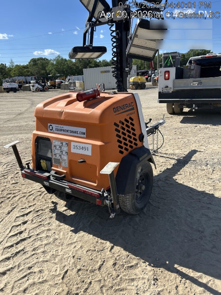 2023 Generac MLT2 Diesel, Flex Switch 120V Input, Powerzone Controller, (4) 320W LED Lights, 4kW Generator, 39.9 Gal Fuel Tank, 2" Ball, T3