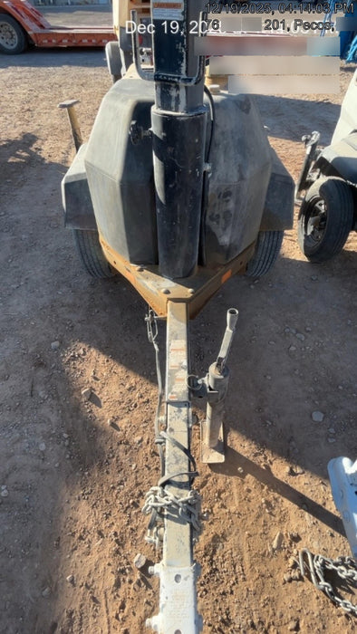 2022 Allmand NLV3GR (4) LED Light Fixture 350W, 23' Vertical Mast, 3kW Prime, Towable, Deep Sea L401, Leveling Jacks, Yanmar T4F 5.8hp